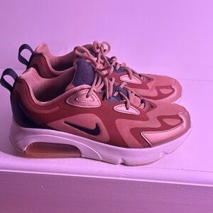 Nike Air Max Coral and Black Sneakers